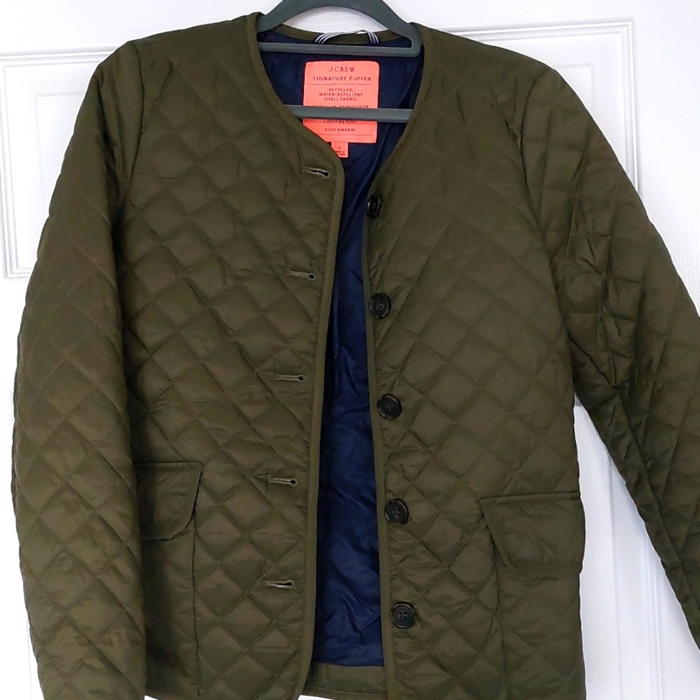 J. Crew Signature Puffer Jacket Coat Size 0 XS